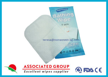 Wet Nonwoven Exfoliating Hand Gloves For Medical , Baby Wipe Gloves