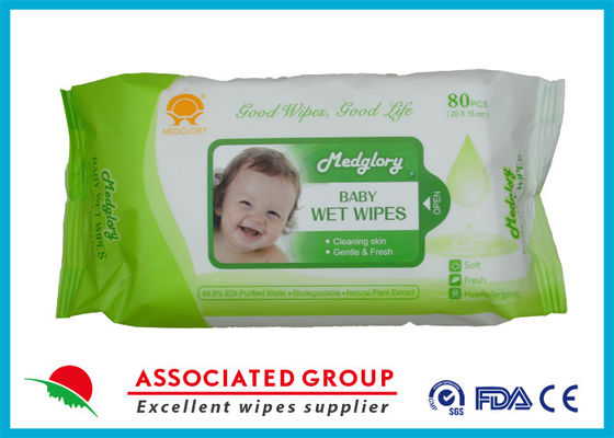Medglory Natuurlijke ingrediënten Hypoallergene baby natte doekjes voor huidreiniging