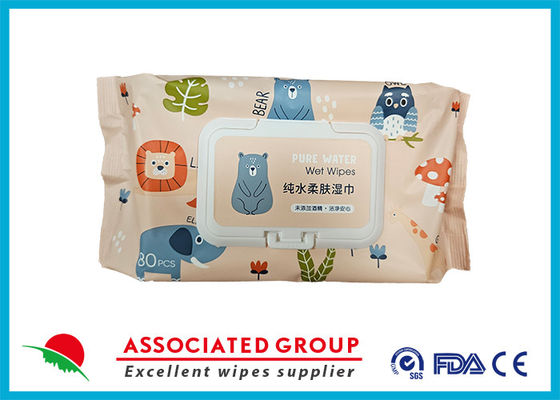 Yuanai Pure Water Baby Wet Wipes Soft Cleaning Hypoallergeen en Geurloos
