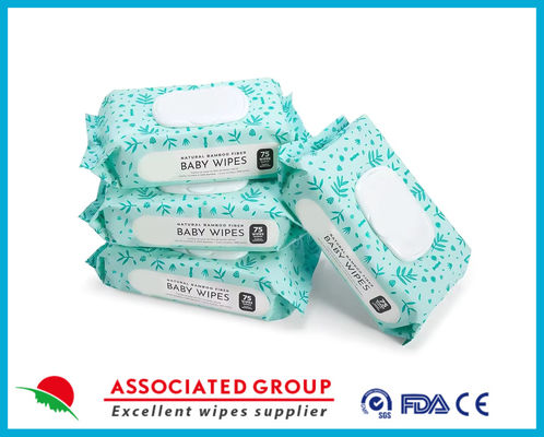 99% Water Baby Wet Wipes Verpakking 75pcs Hypoallergene Aqua Pure Baby Wipes