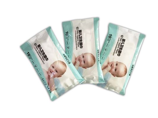 De handdoek die Natte Baby voelen veegt af, veegt het Natte Weefsel de Biologisch afbreekbare OEM van 99% Dienst af
